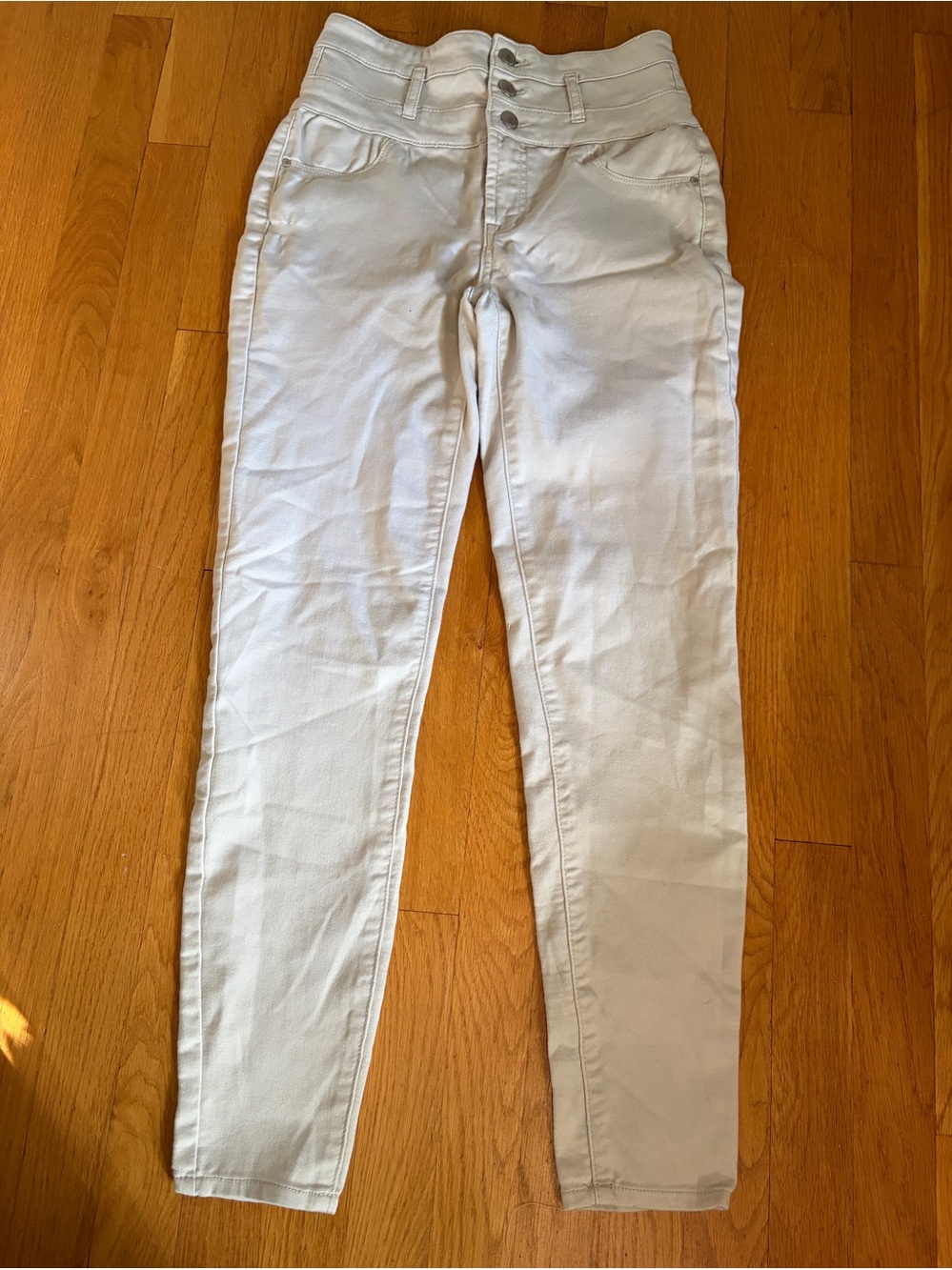 Refuge Stretch Tan Jeans  Size 6